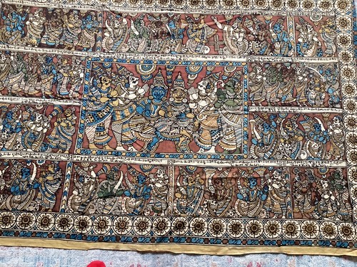 Antique large indian kalamkari - antique,