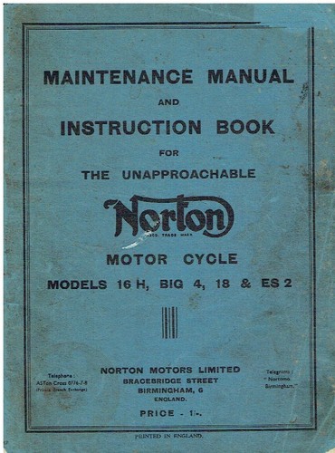 Norton model 16h - 4, es2