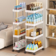 Slim 3/4 Tier Rack Trolley on