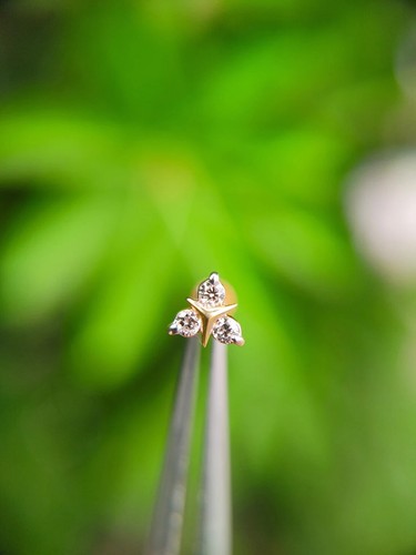 Round cut natural - diamond, nose
