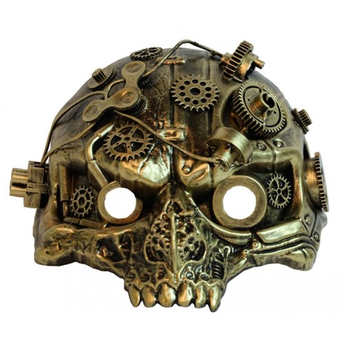 Steampunk terminator skull cap - terminator,