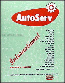 Autoserv shop manual ford - autoserv,