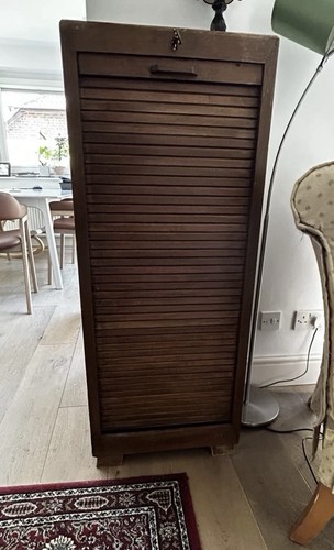 Wooden tambour storage - tambour,