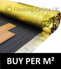 5mm or 6mm Sonic Gold Underlay - Wood - Laminate Flooring - Acoustic, Insulation