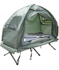  1 person Foldable Camping Tent w/Sleeping Bag Air Mattress & more
