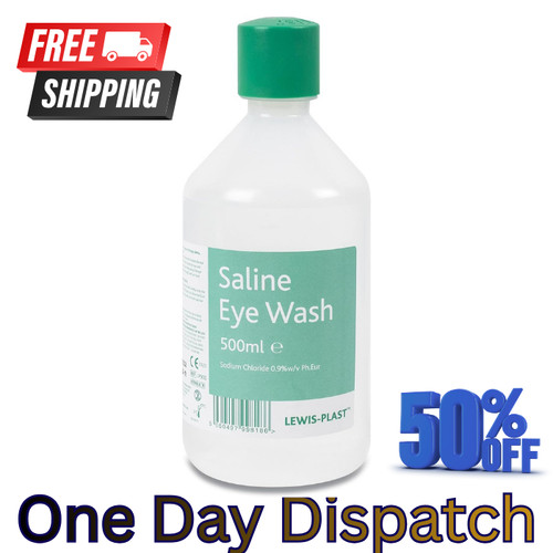 Saline eye wash solution - saline,