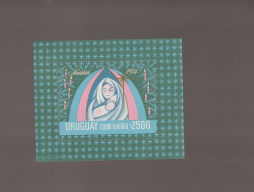Uruguay 1974 christmas madonna - uruguay,