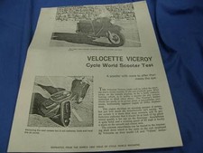 Velocette Motorcycle Brochure