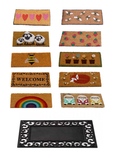 Doormat inserts coir rubber - coir,