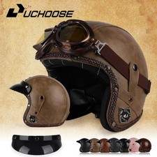 Vintage Motorcycle Helmet Jet