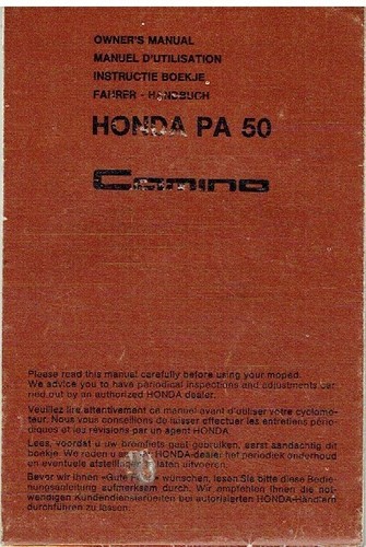 Honda pa50 camino original - honda,