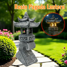 Solar Powered Resin Pagoda