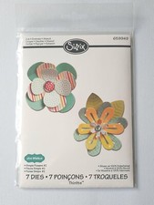 Sizzix Thinlits Simple Flowers #2 Metal Die Set