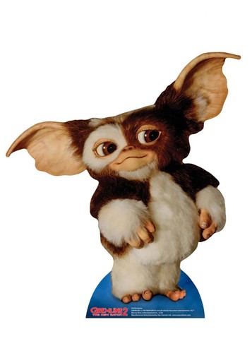 Gremlins gizmo life size card - gizmo,