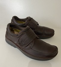 Mens Clarks Active Air Goretex Dark Tan Leather Shoes. Size Uk 8,G.