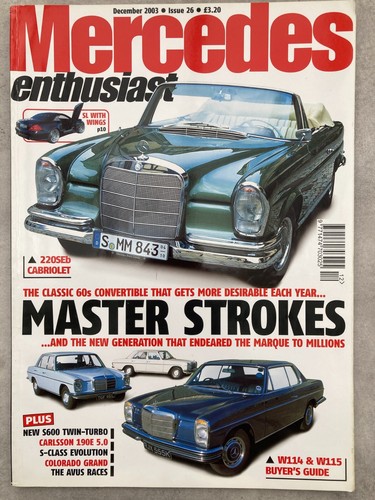 Mercedes enthusiast magazine - mercedes,