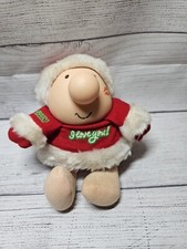 Vintage ZIGGY Christmas Plush - 1987 American Greetings - 7"