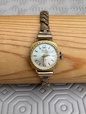 Vintage Women's Mechanical Watch Mudu 17 Jewels Expandable Excalibur Strap