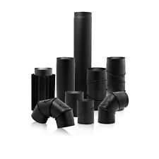 BLACK  CHIMNEY FLUE PIPE HEAVY