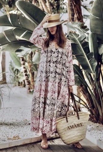 Zara cotton patchwork - patchwork, kaftan