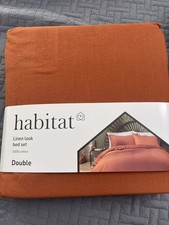 habitat@ Linen look bed set