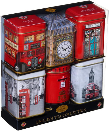 Iconic london sights tea tins - london,