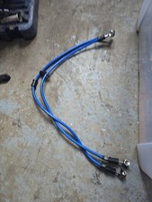 Yamaha R6 5eb 5mt 99_02 Hel Blue Braided Brake  Lines  Race Track Bike