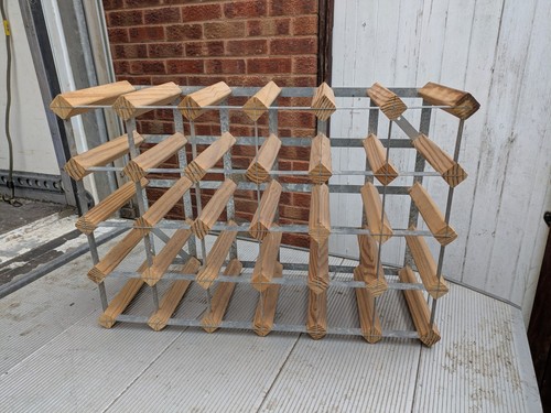 Vintage wooden metal frame - wooden,