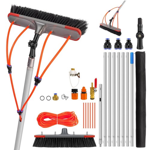 Water fed window cleaning pole - fed,