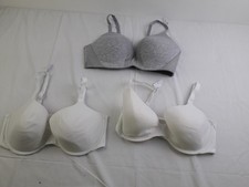 M&S 3Pcs Bra Bundle Size 36D Multicoloured Underwired Padded Full Cup NW F2