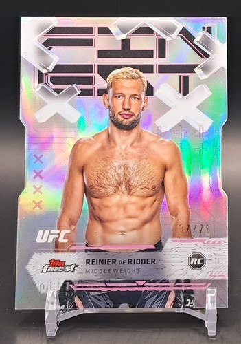 2025 topps finest ufc reinier - topps,