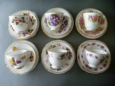 Vintage Mismatched 6 Trio's