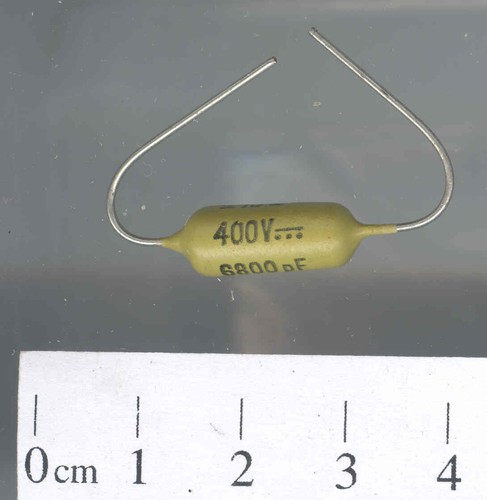 Mullard mustard capacitor - x,