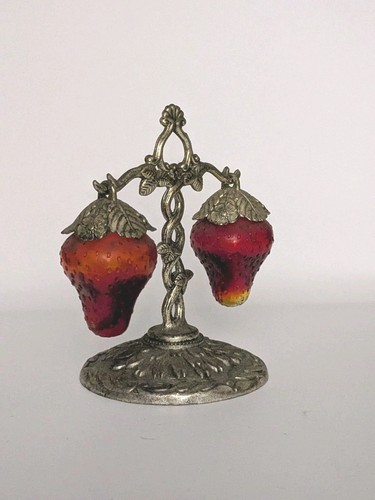 Vintage glass ruby red - ruby, hanging