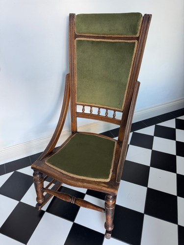 Antique edwardian rocking - edwardian,
