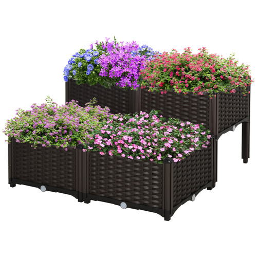 Raised planting planter - raised,