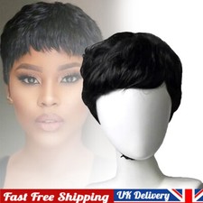 Women Natural Black Short Hair