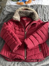 Joules Red Ladies Coat Size 14