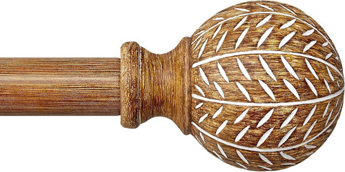 Wood grain effect curtain - effect,