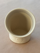 Vintage Emile Henry France Ceramic Salt Pig Cream Bone French Country Kitchen