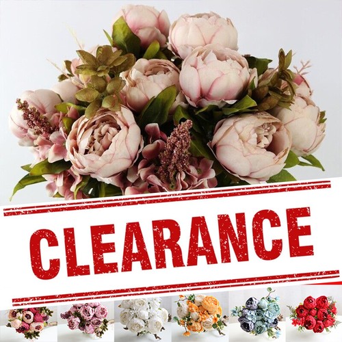 Heads silk peony artificial - peony,