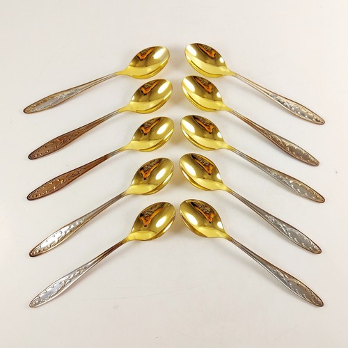 Vintage ussr mhu tea spoons - ussr,