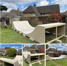 Mini skate ramp 2ft x 8ft x