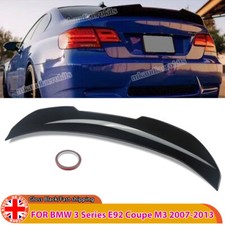 For BMW 3 SERIES E92 REAR BOOT SPOILER TRUNK LIP WING PSM STYLE GLOSS BLACK