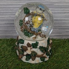 Vintage Musical Christmas Snow Globe  "We Wish You A Merry Christmas" Song