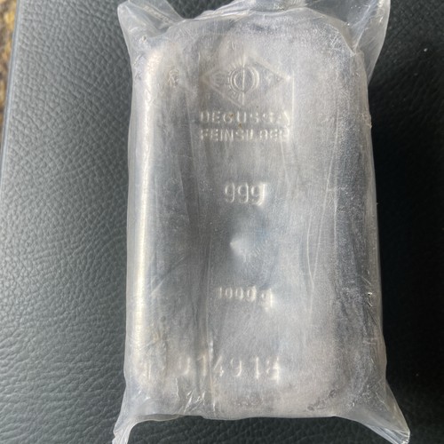 Degussa fine silver bar - degussa, 0.999