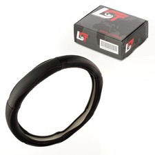 Steering Wheel Cover Ø 38X9 Cm 15X3.5 Inch Black Gray For DAIMLER