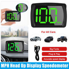 Car Digital GPS Speedo Speed MPH HUD Head Up Display Speedometer Universal UK