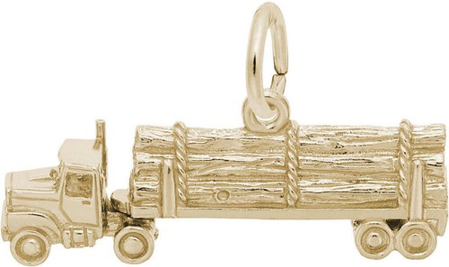 Timber truck charm - charm, by
