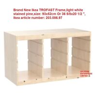 Ikea TROFAST Frame,light white stained pine,93x52cm / 36 5/8x20 1/2 ", 20308697